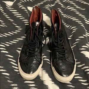 Vans Croc Leather Sk8-hi slim zip